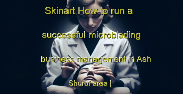 Skinart How to run a successful microblading business management in Ash Shuruf area | MicrobladingTraining | MicrobladingClasses | SkinartTraining-Libya